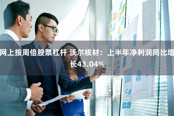 网上按周倍股票杠杆 沃尔核材:上半年净利润同比增长43.04%