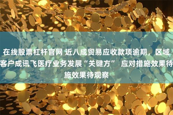 在线股票杠杆官网 近八成贸易应收款项逾期,区域管理客户成讯飞医疗业务发展“关键方” 应对措施效果待观察