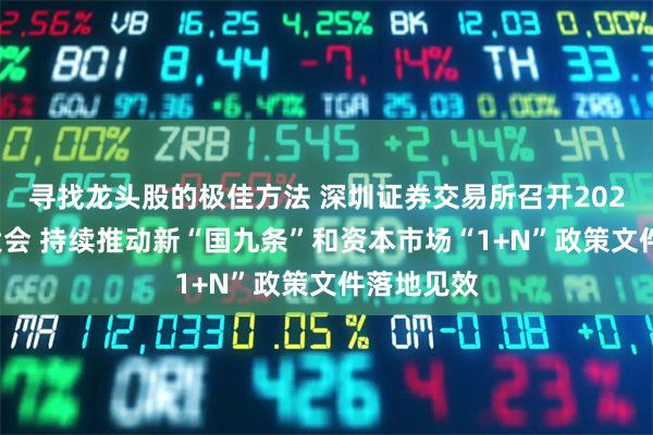 寻找龙头股的极佳方法 深圳证券交易所召开2024年会员大会 持续推动新“国九条”和资本市场“1+N”政策文件落地见效